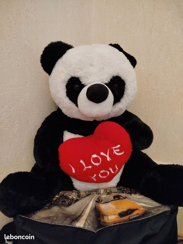 Grand panda en peluche Jeux Jouets