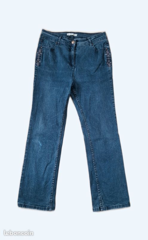 Jeans Bleu Femme Armand Thiery Taille 38 - Occasion Très Bon état - Coupe Classique
