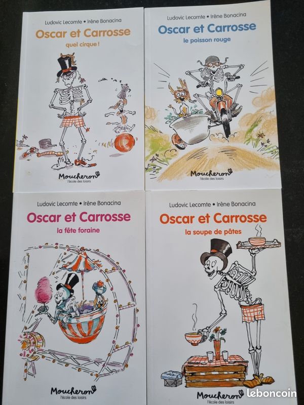 Lot 4 livres Oscar et Carrosse (image 1)