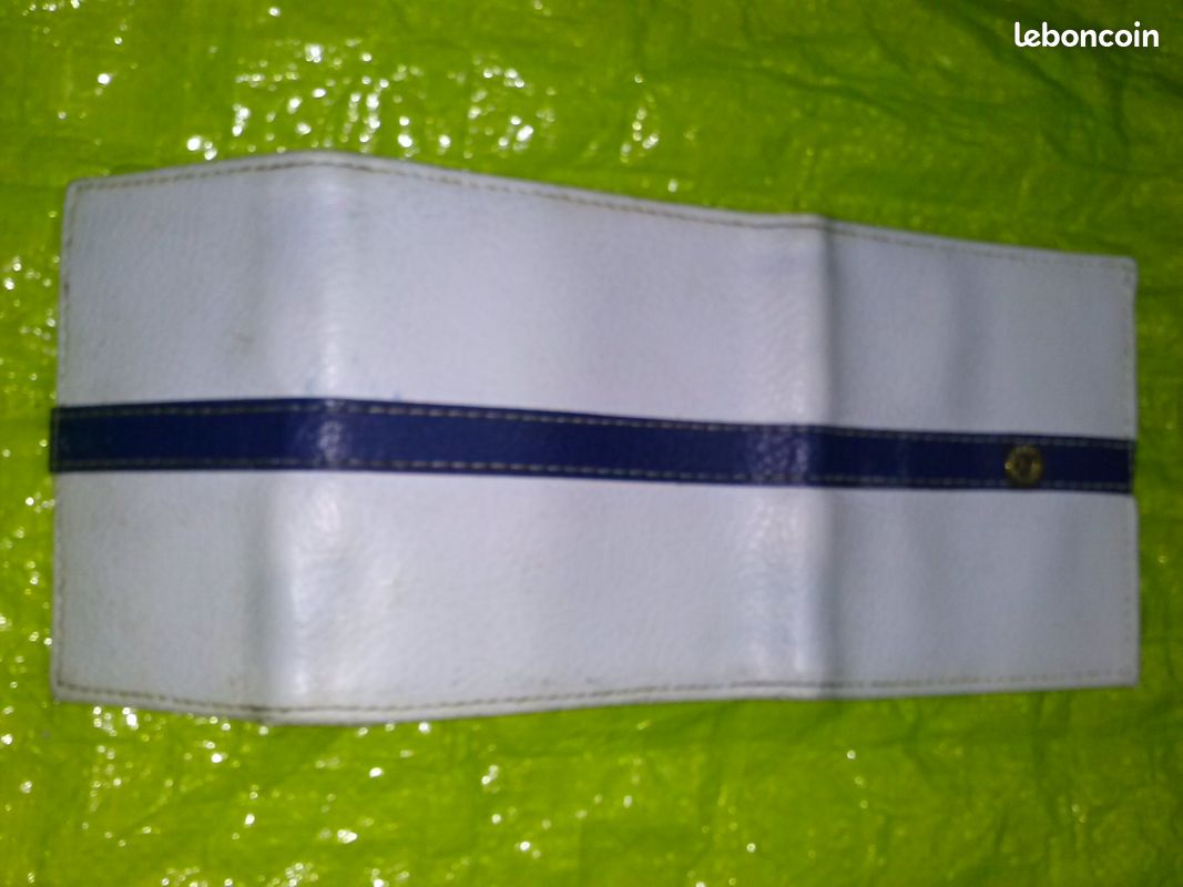 Porte-monnaie bleu et blanc (image 16)