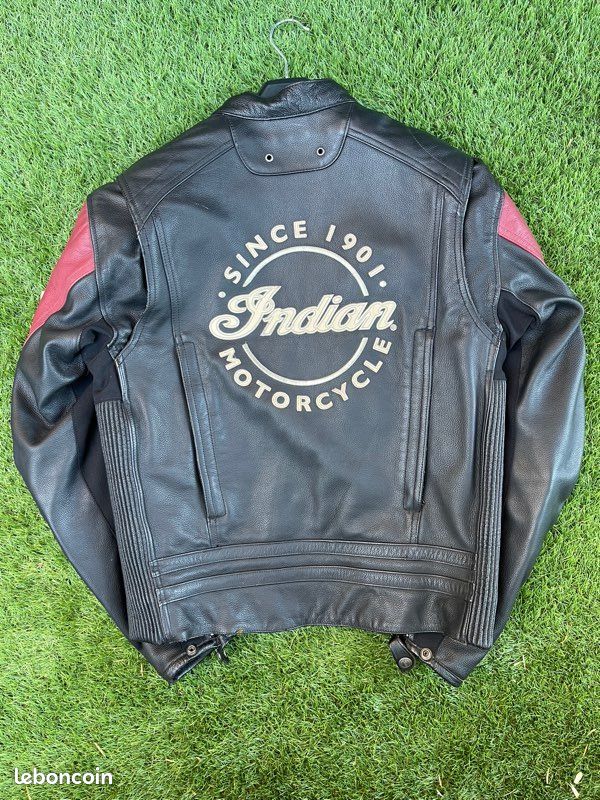 Blouson cuir Indian Motorcycle Équipement moto