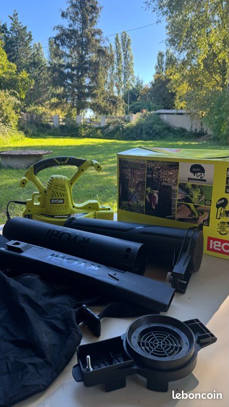 Aspirateur Souffleur Broyeur Ryobi 3000W – Très bon état (avec boîte) (image 12)