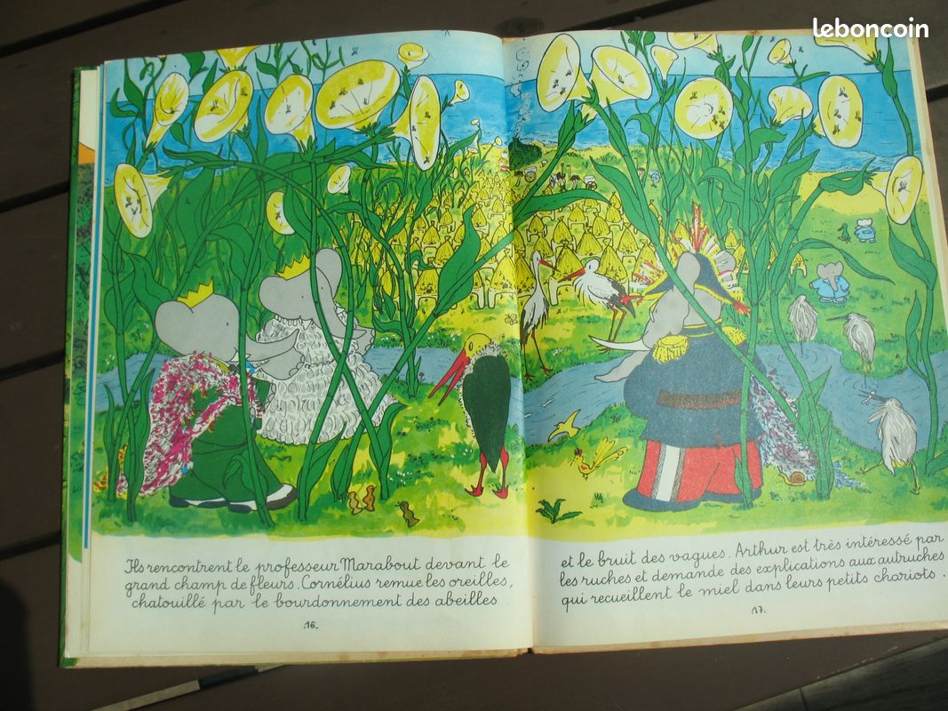 BABAR dans l'ile aux oiseaux --- BABAR et la planete molle ---- GRANDS ALBUMS HACHETTE (image 8)