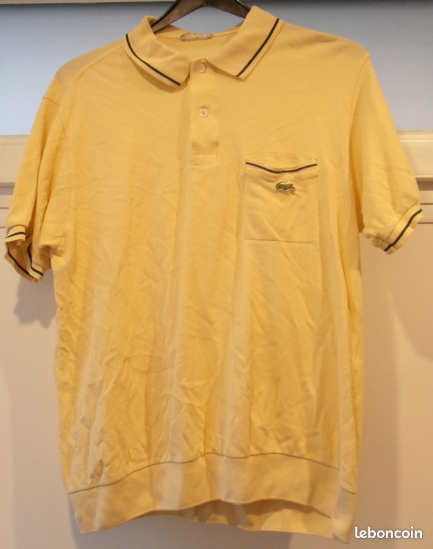 Vêtements Lacoste authentique vintage occasion homme et femme (image 2)