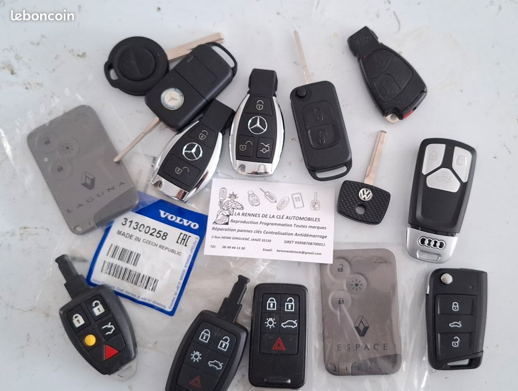 Réparateur clés des voitures Reproduction double réparation perte clé carte Renault twingo clio modus captur megane scenic laguna koleos kadjar espace kangoo trafic master dacia duster sandero logan (image 3)