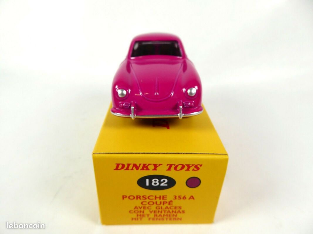Dinky Toys 1/43e Porsche 356A coupe ref.: 182 Meccano LTD en TBE achat 1976