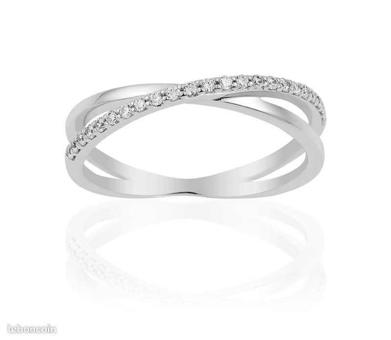 Or 375 Cleor Bague Solitaire CLEOR En Or 375/1000 Jaune Et Diamant