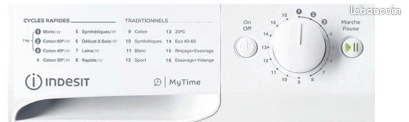 Lave linge indesit 7kgs (image 3)