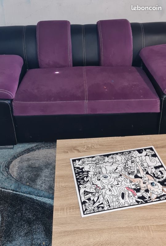 Ensemble fauteuil et table basse (image 2)