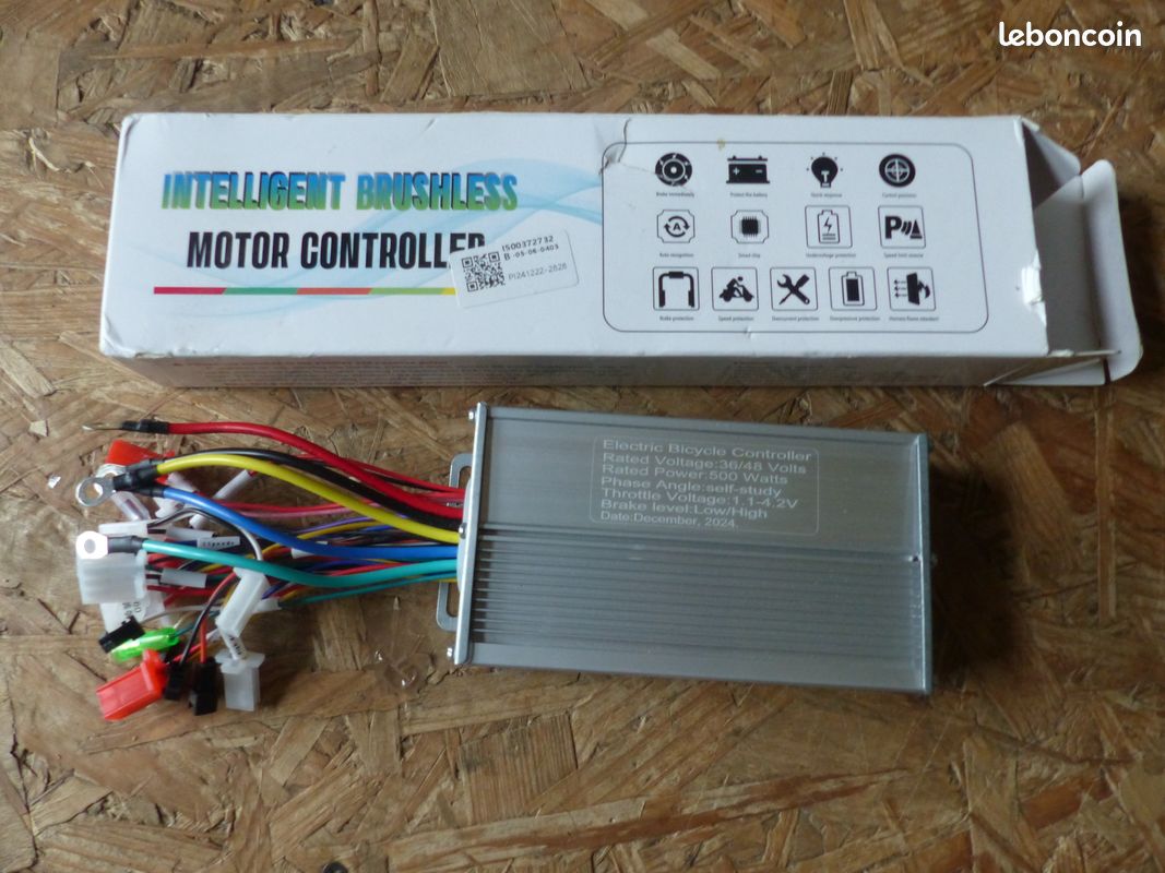 Controleur Trottinette Electrique Brushless 36V 48V 60V 500W 28A avec
