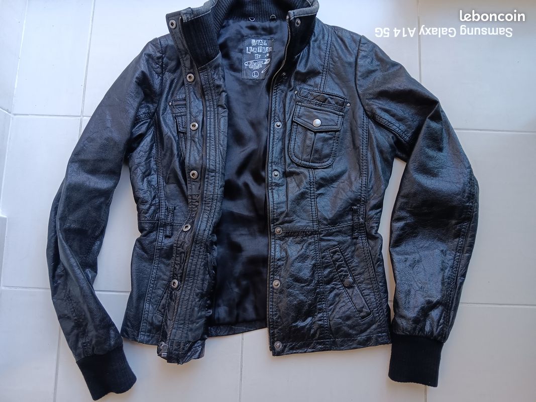 Veste Le Bon Coin Vetement Femme Occasion Blouson En Cuir Taille L