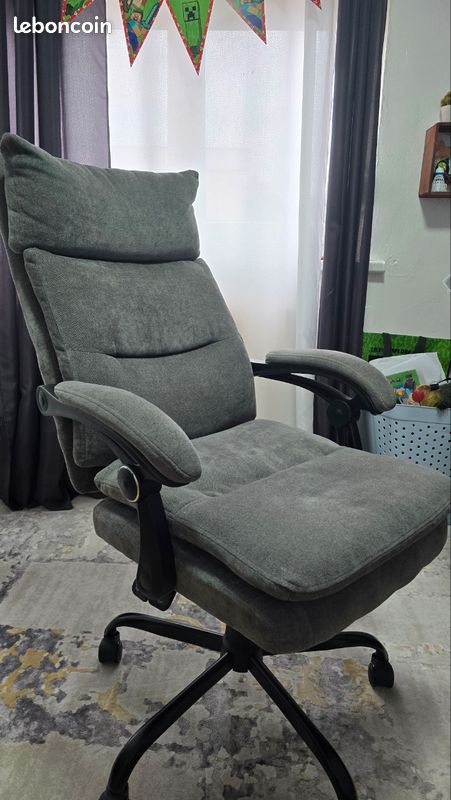 Fauteuil de bureau / chaise gaming ergonomique – très bon état (image 1)