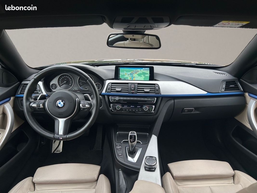 Bmw Série 4 F36 Gran Coupé 430d 258cv X-Drive BVA8 M-Sport Affichage Tête Haute Sièges Electriques LIVRAISON POSSIBLE (image 4)