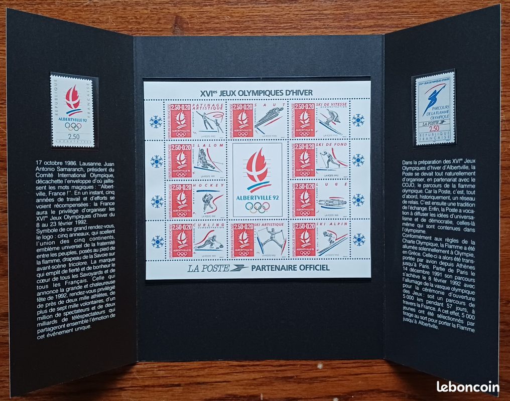 Collection De Timbres Jeux Olympiques 1992 Barcelone & Albertville MNH Dans Album