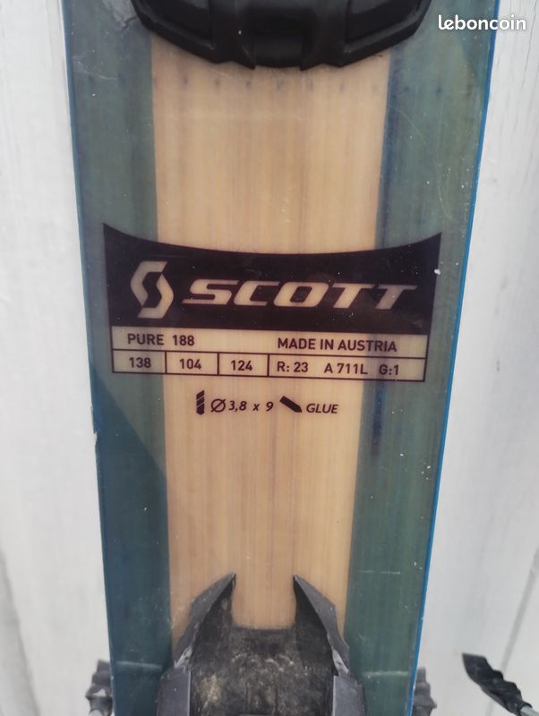 Skis free ride scott pure 188 cm - Sport & Plein air