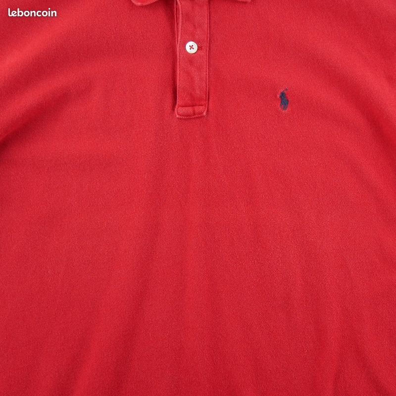 Polo Ralph Lauren Polo manches courtes Femme Taille L Rouge #QWE3760 (image 3)