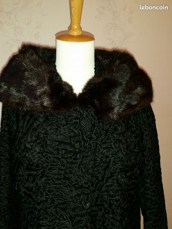 Manteau vintage en astrakhan (image 2)