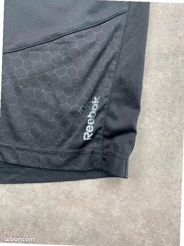 Short de sport léger Reebok noir running XXL homme - #SP (image 5)
