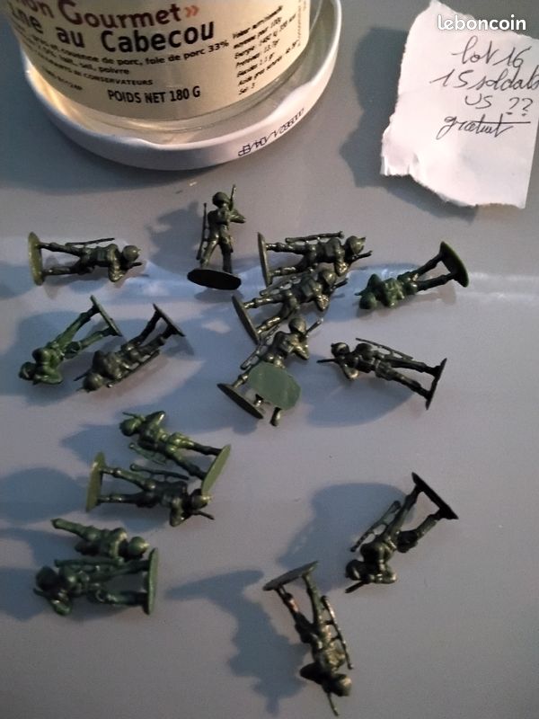 Petits soldats 1/72 soldats us lot 16 (image 1)