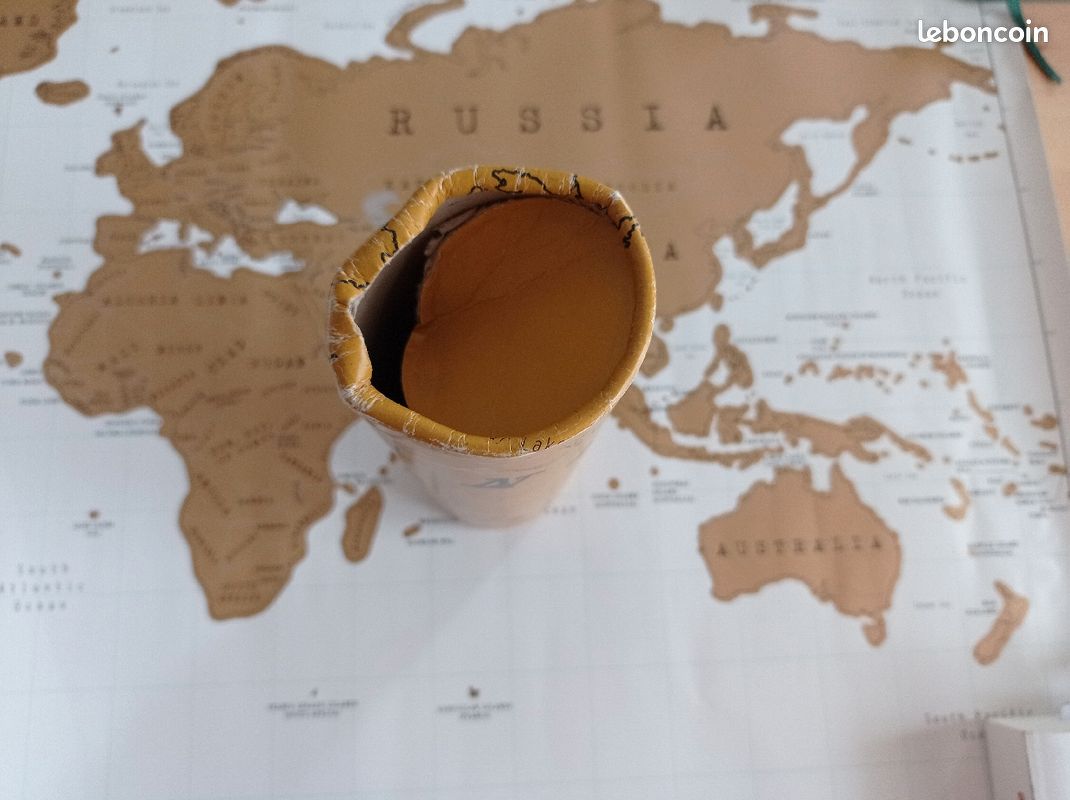 Mappemonde à gratter (image 3)