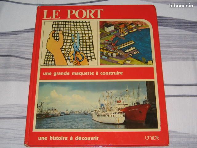 Livre Le port "Une grande maquette à construire" 1976 (image 1)