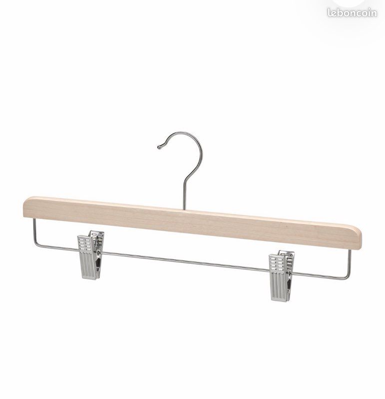 Lot de 50 cintres en bois IKEA (image 1)