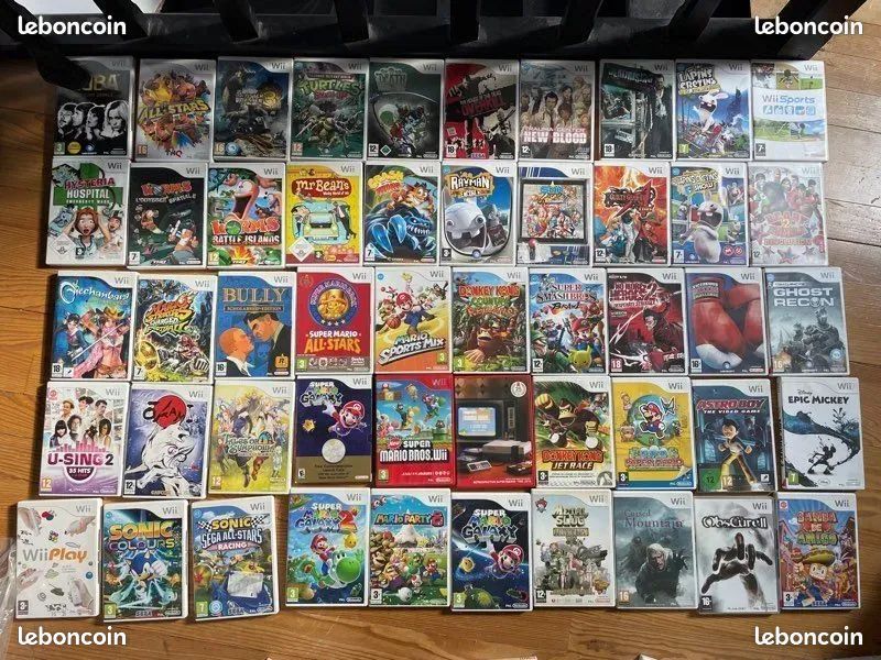 Jeux wii en boite Nintendo complets (dispo a l'unité) (image 1)