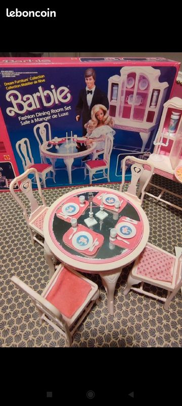 Salle à manger de luxe Barbie, année 80 (image 4)