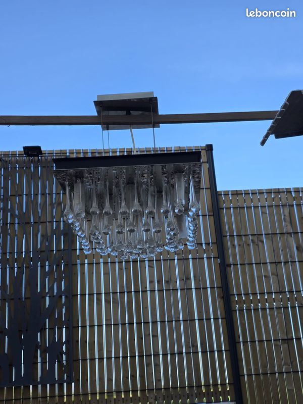 Plafonnier en cristal carré – L’élégance suspendue (image 5)