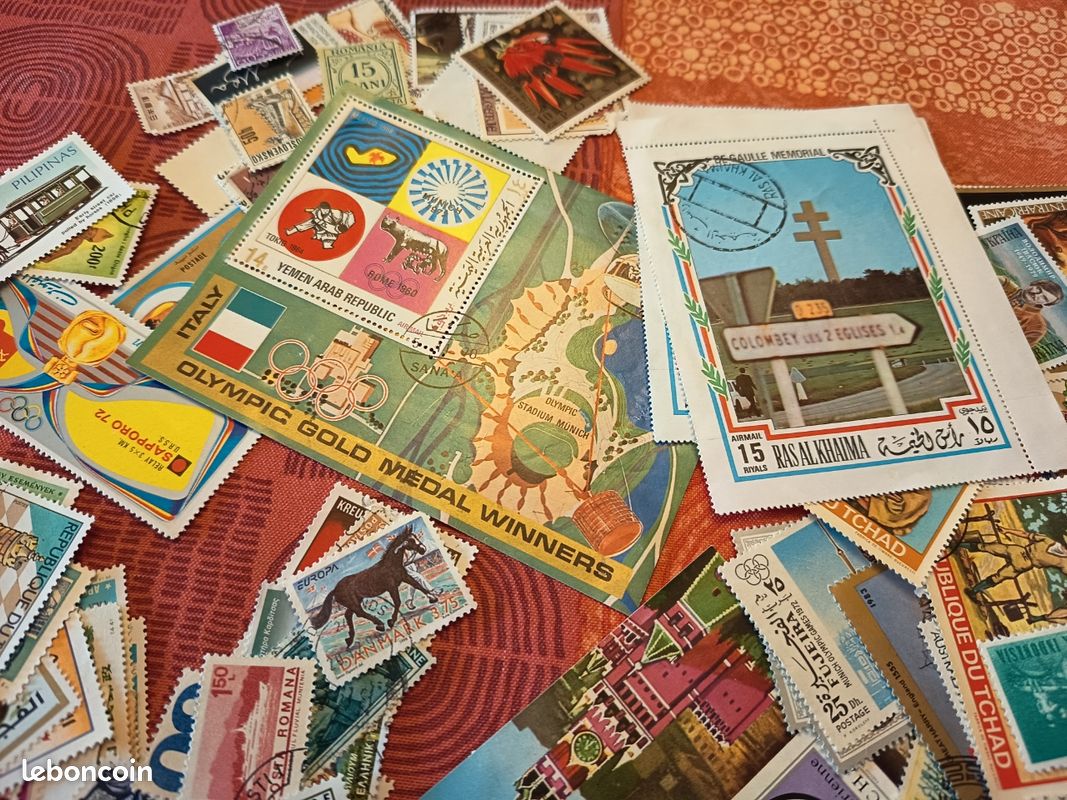 Collection France - Lot De 300 Timbres Spéciaux Et Grands Formats | Pour Débutants Et Collectionneurs