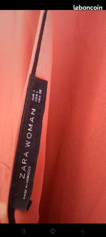 Robe zara corail (image 2)