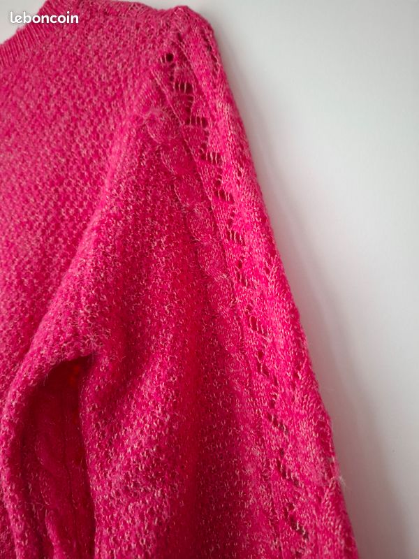 Pull rose fuchsia Camaïeu (image 5)