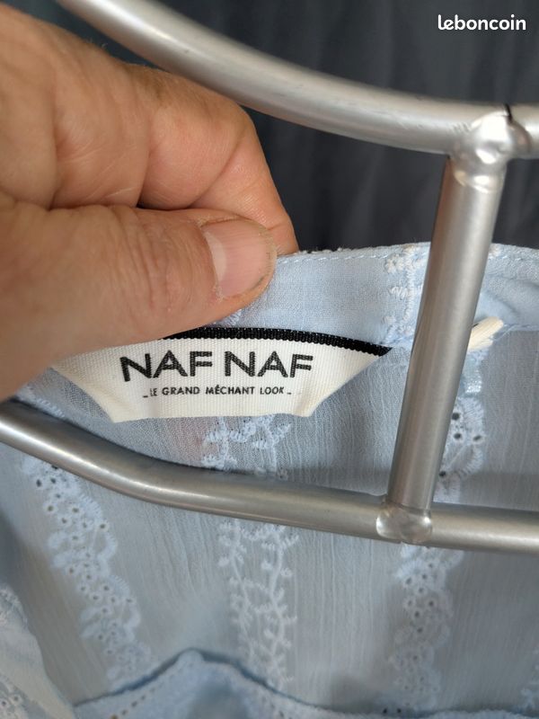 Blouse chemisier dentelle NAF NAF (image 7)