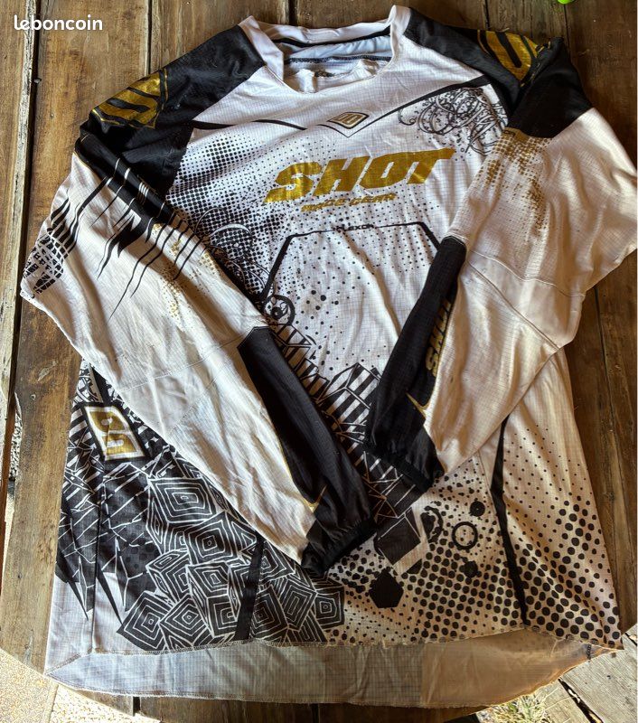 Maillot de Motocross Shot Race Gear Flexor - Taille SM (image 1)