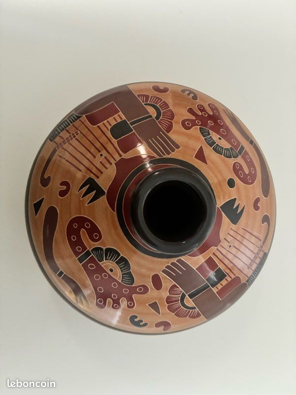 Nicaragua 🇳🇮 Magnifique Vase Emmanuel Maldonado (image 19)