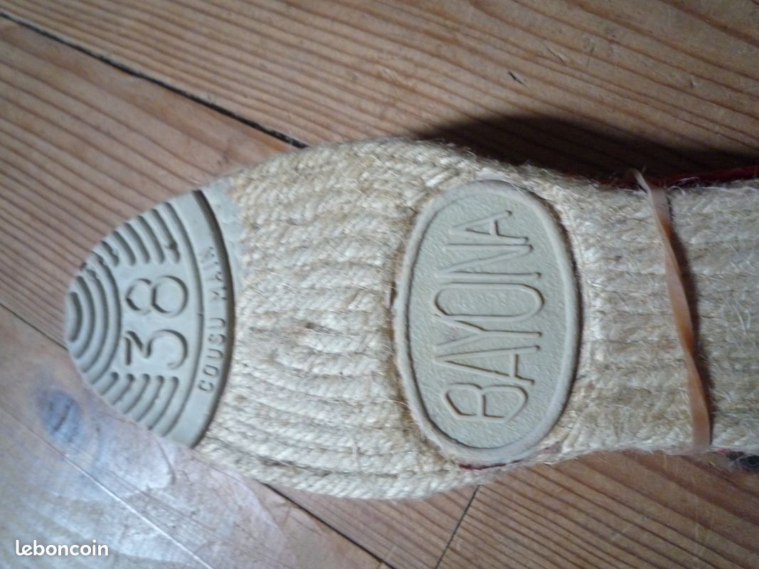 Espadrilles cousues main Pays Basque Chaussures