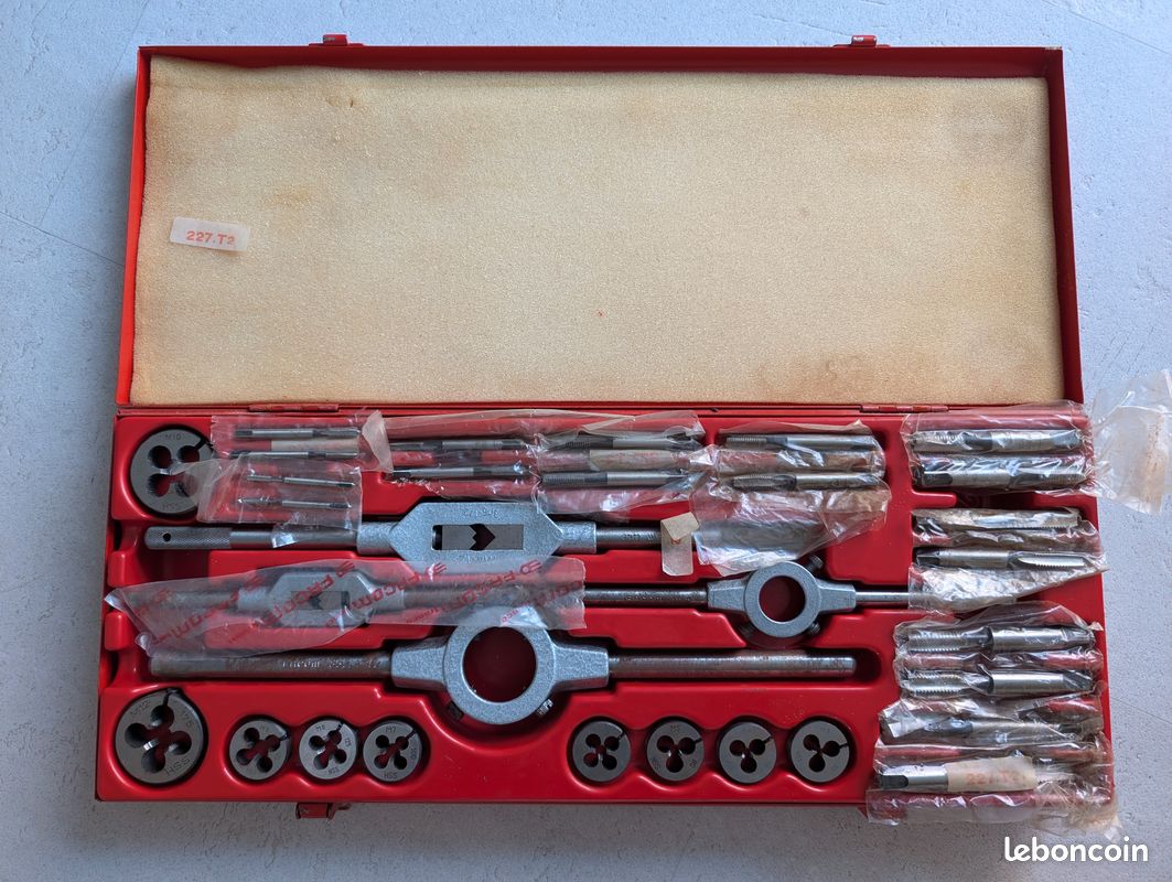 Kit Tarauds Et Filières Facom 221.227 J1 – Coffret Outillage Neuf