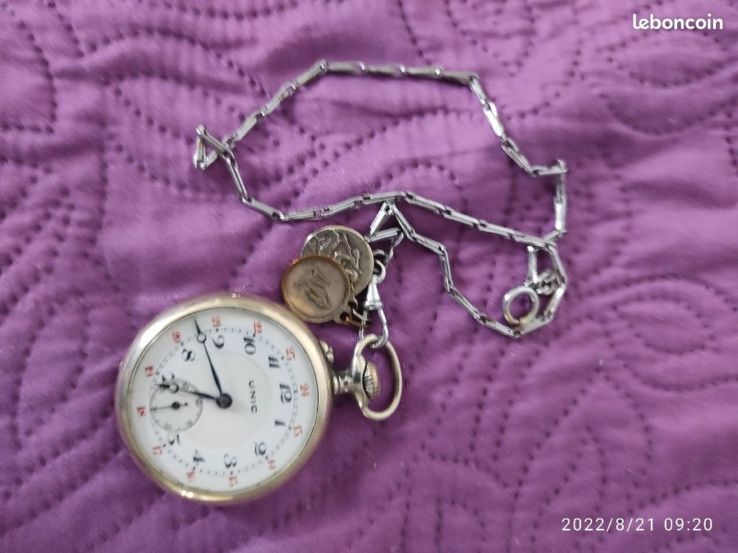 Montre ancienne a gousset fonctionnen (image 1)