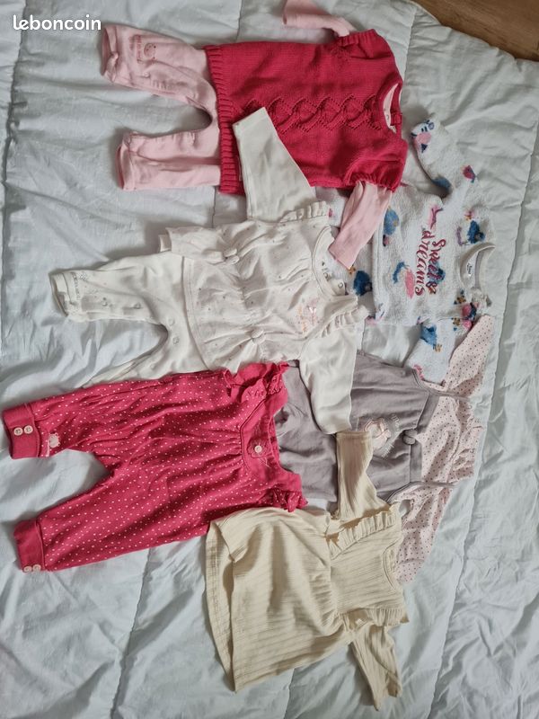 Vêtements bébé fille 0-1 mois (image 3)