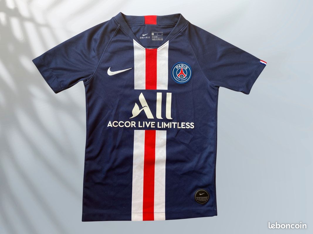 Flocage Junior Officiel PSG 18/19 Monblason Maillot 7 Mbappé