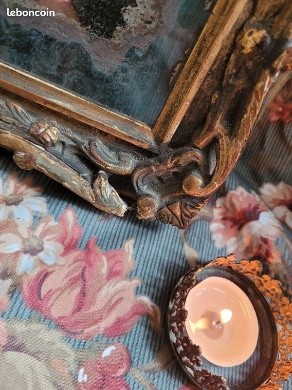 Miroir shabby ancien (image 6)