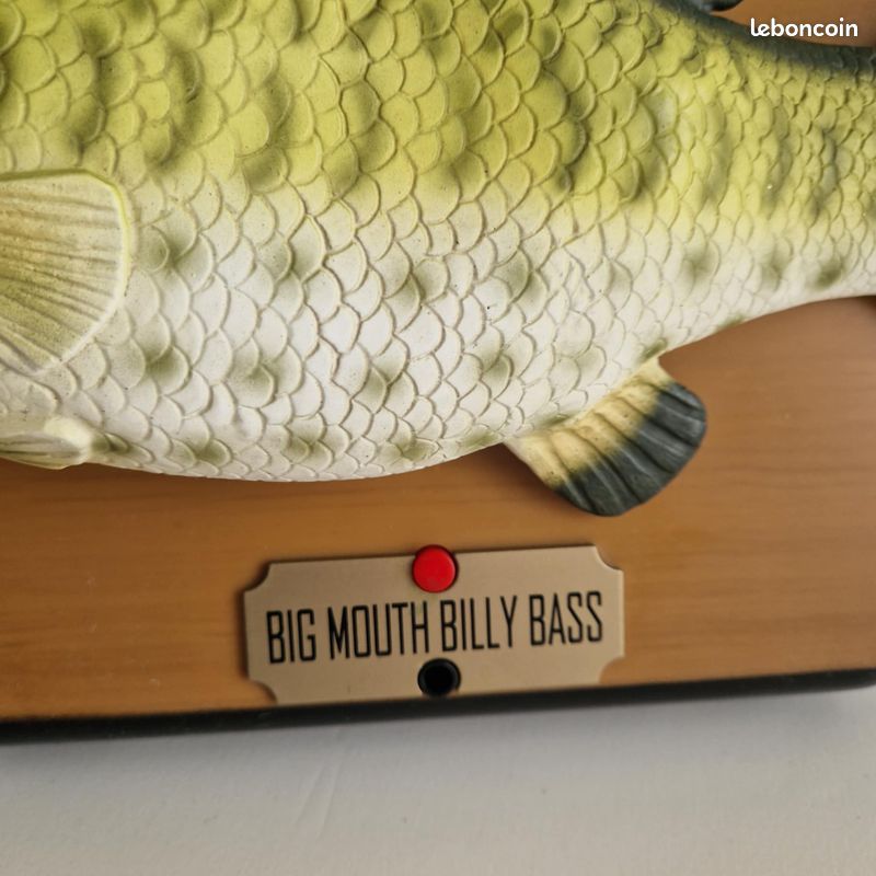 Poisson Chantant Big Mouth Billy Bass – Vintage 1999 – Pour Pièces / Réparation