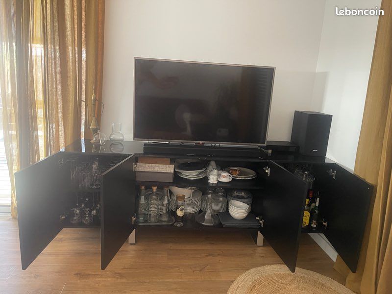 Buffet laqué noir (image 2)