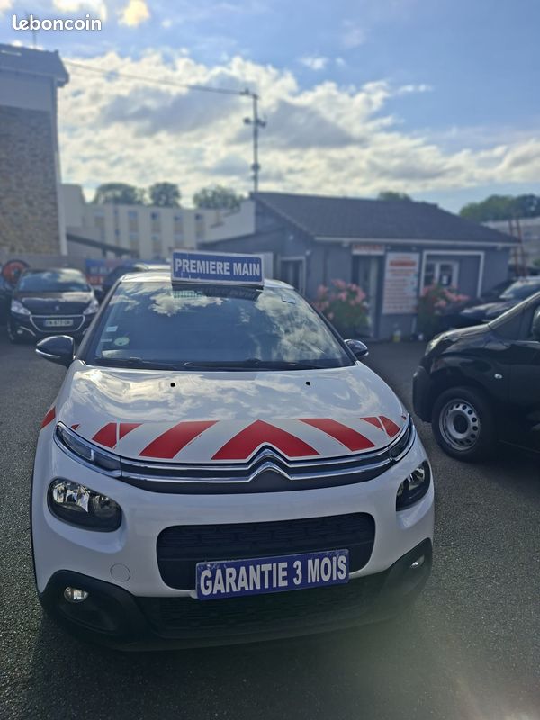 CITROEN C3 1,5 BLUEHDI-100 FEEL 2019 199KMS 1èreMAIN 4500E TVA RÉCUPÉRABLE (image 2)