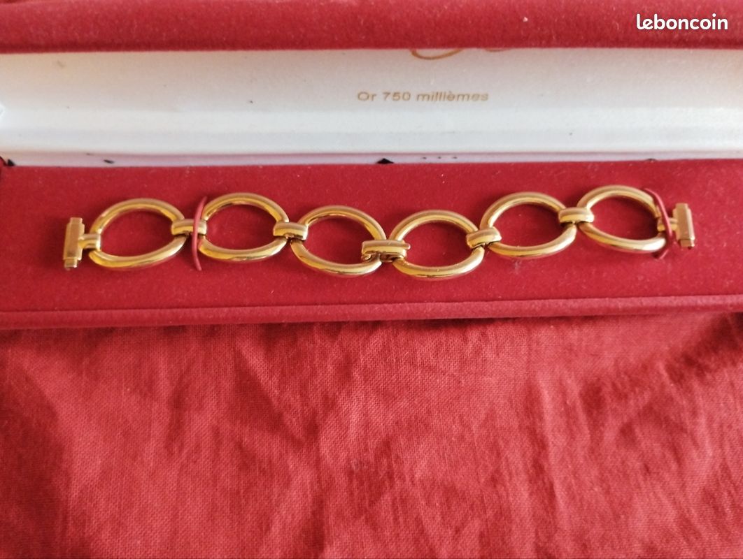 Bracelet montre metal doré (image 3)