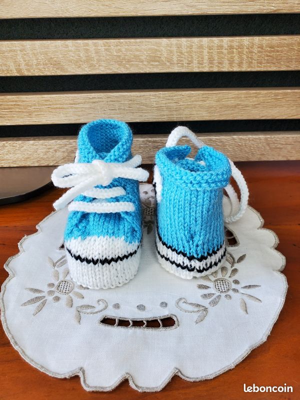 Chaussons baskets style 