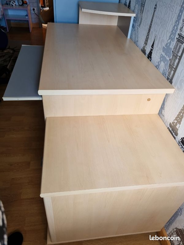 Bureau bois clair (image 4)