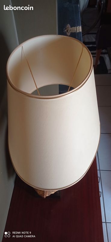 Grande lampe pharaon , ( 70 cm avec l'abat jour ) (image 7)