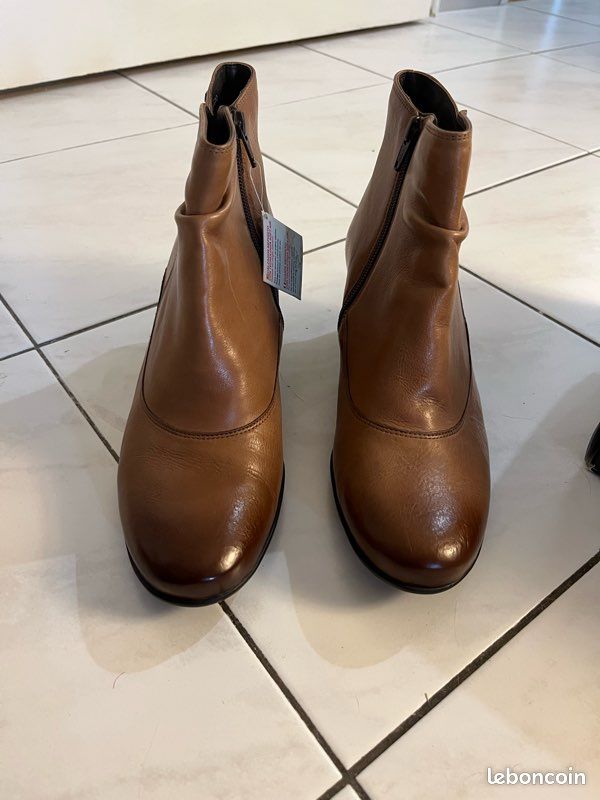 Bottines neuves Méphisto T39 camel (image 3)