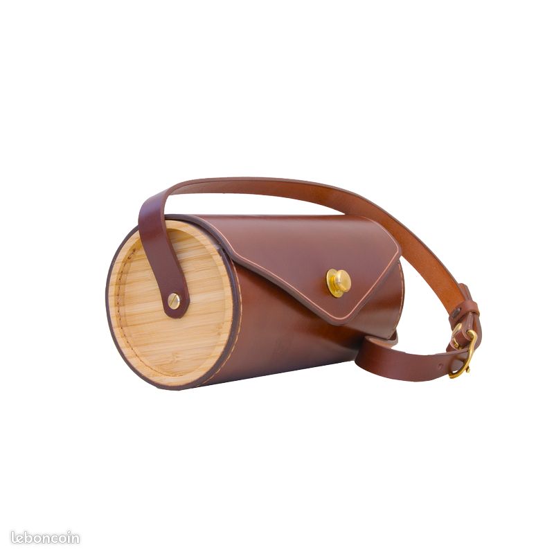 Sac Cuir Et Bois Sac Pour Femme Artisanal En Cuir Les Samares Ailées